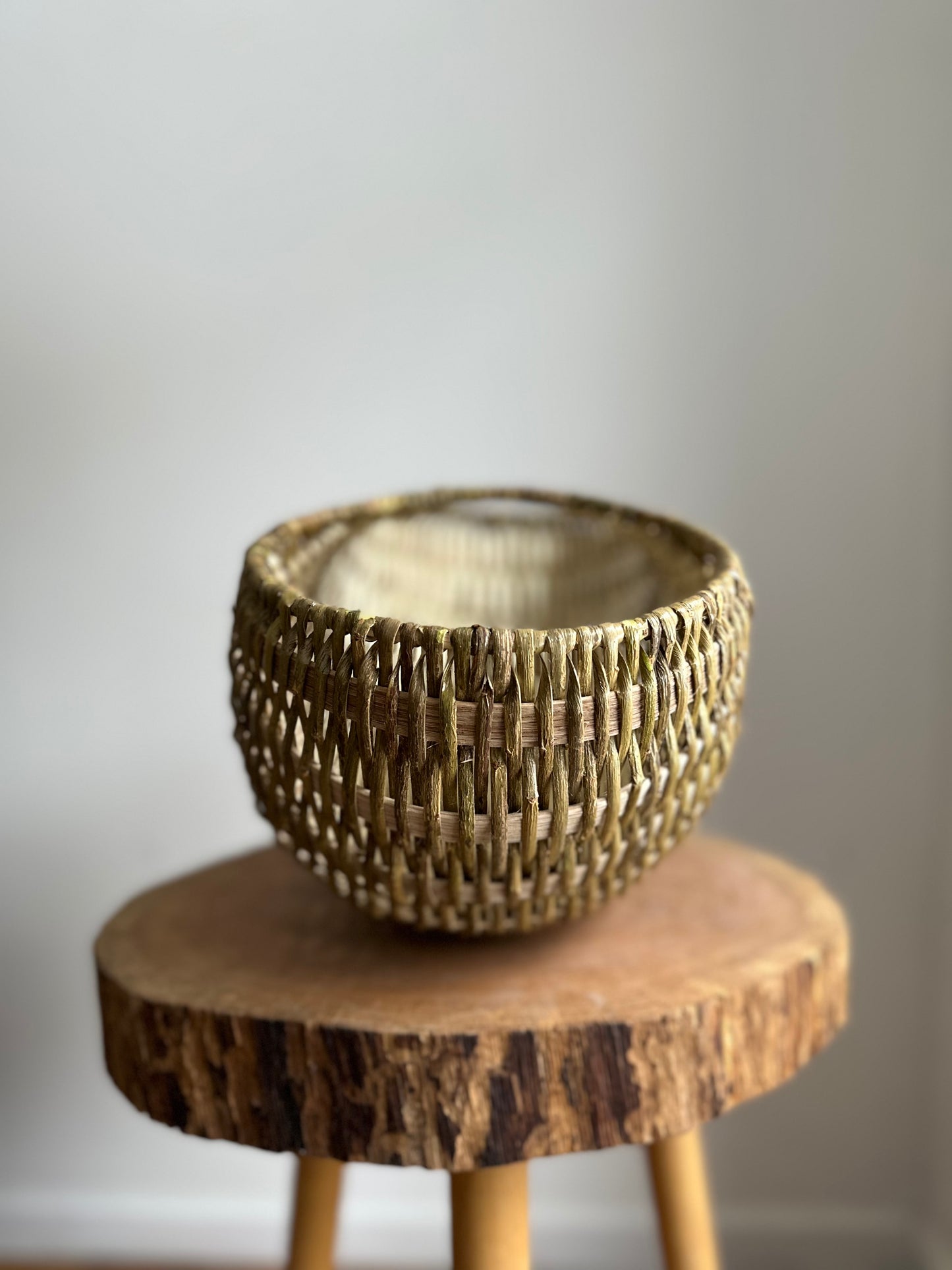 Harvest Moon — White Oak + Skeined Willow