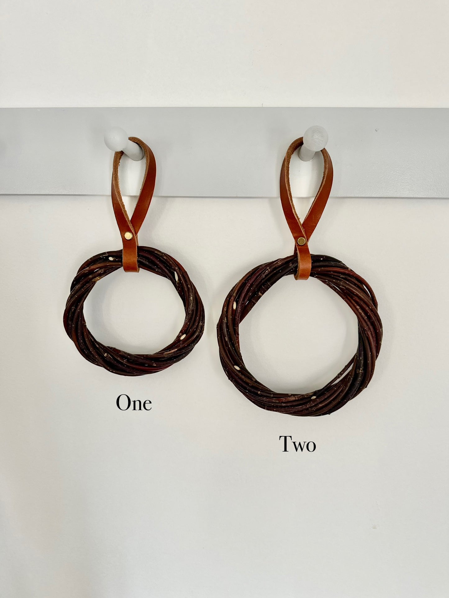 Small Dogwood Wreath + Hand Towel Holder